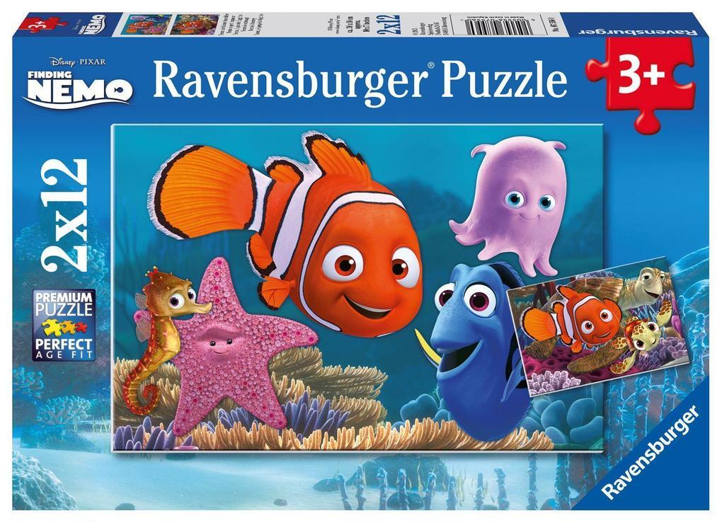 Ravensburger - Nemo der kleine Ausreißer, 2 x 12 Teile