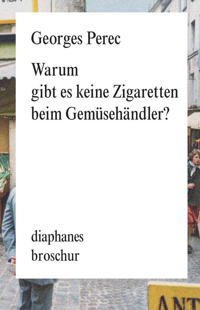 Warum gibt es keine Zigaretten beim Gemüsehändler