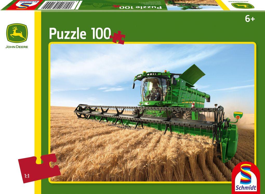 John Deere, Mähdrescher S690. Puzzle 100 Teile