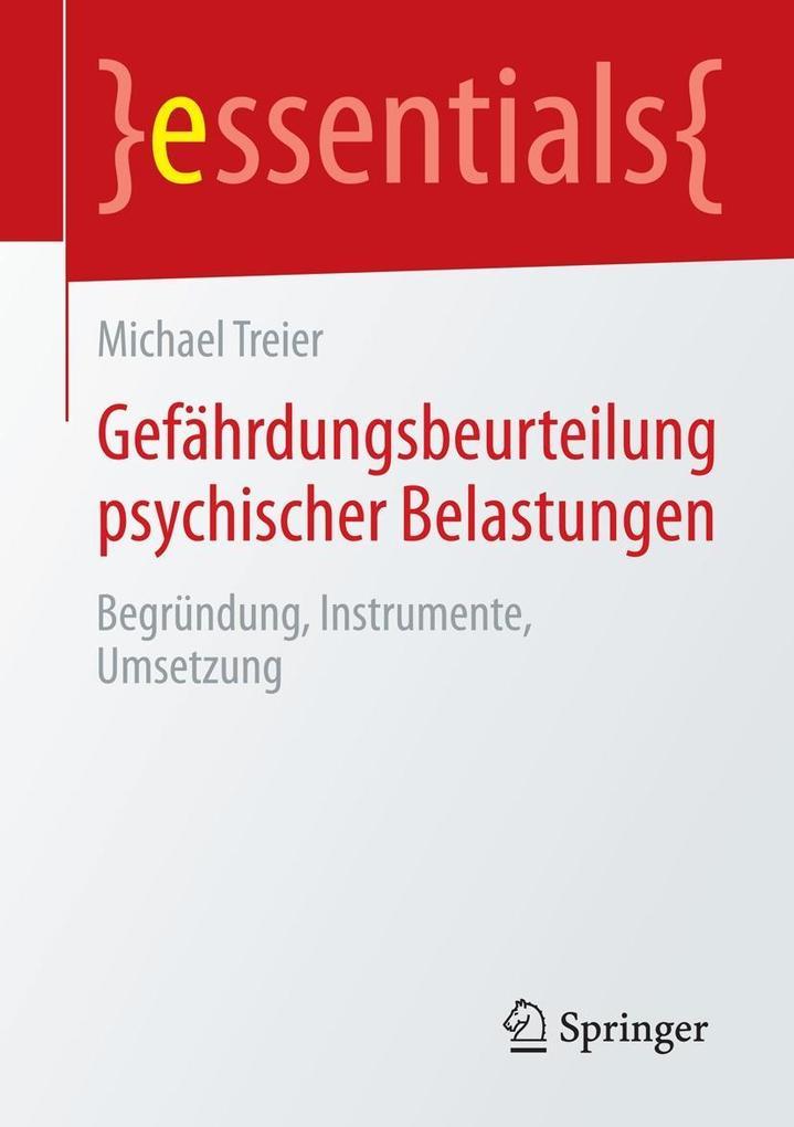 Gefährdungsbeurteilung psychischer Belastungen