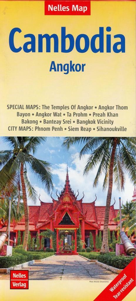 Nelles Maps Cambodia, Angkor, Polyart-Ausgabe