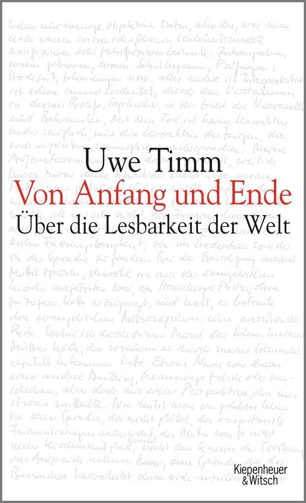 Von Anfang und Ende