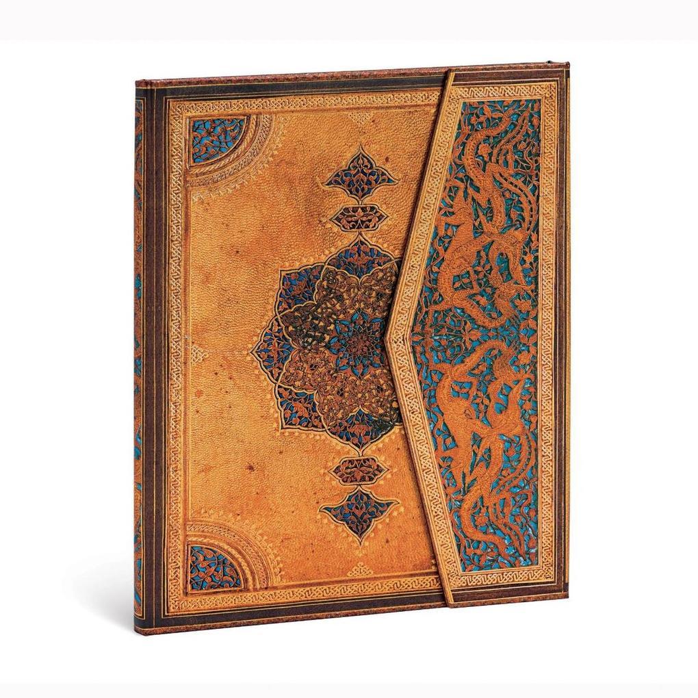 Paperblanks Safavid Safavid Binding Art Ultra Address Book Wrap Closure 144 Pg 120 GSM