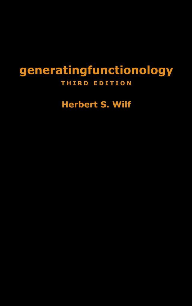 generatingfunctionology