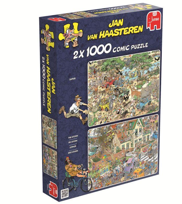 Der Sturm & Die Safari. Puzzle 2 x 1000 Teile