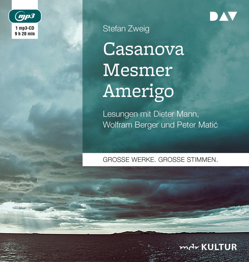 Casanova - Mesmer - Amerigo, 1 Audio-CD, 1 MP3