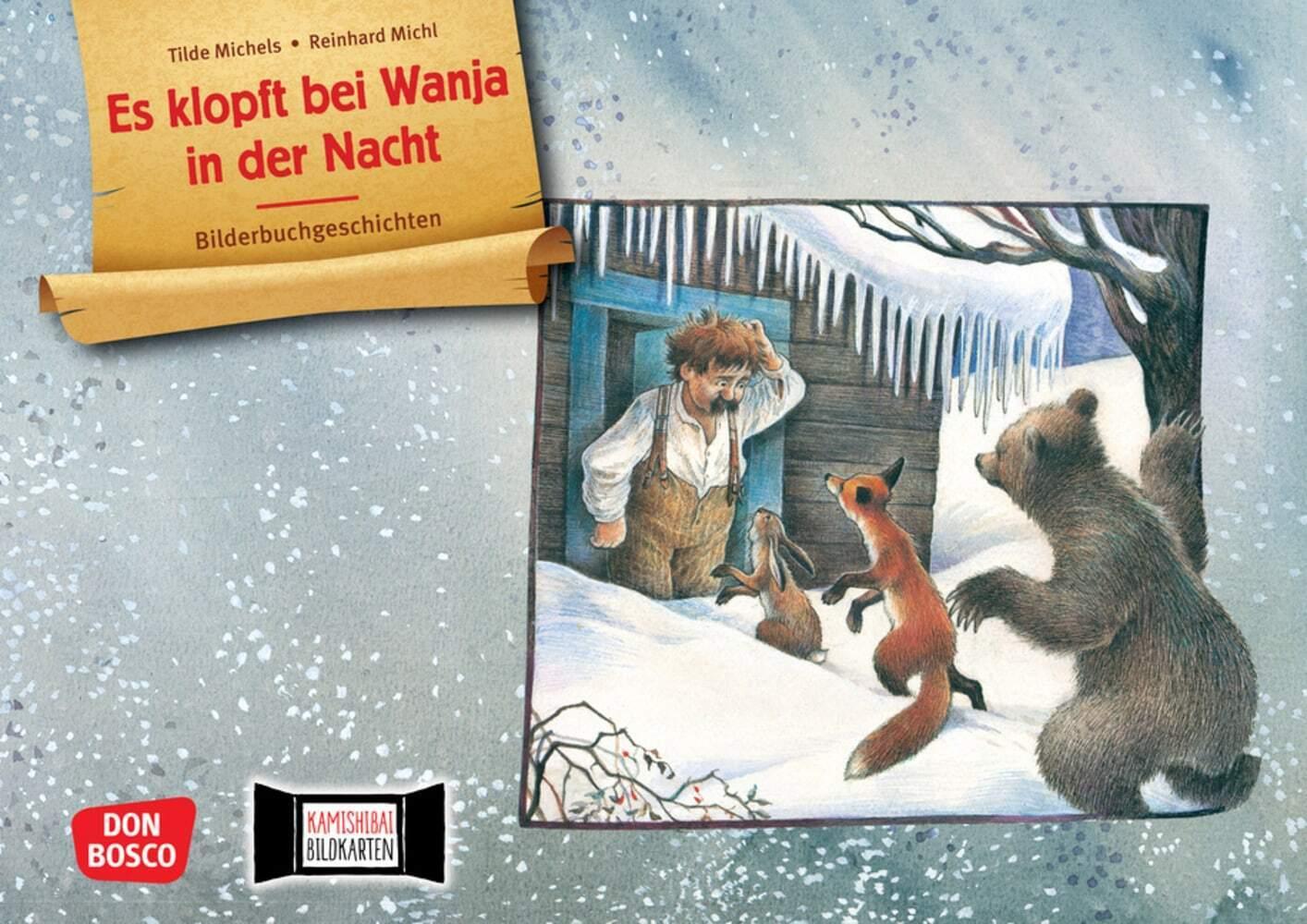 Es klopft bei Wanja in der Nacht. Kamishibai Bildkartenset.