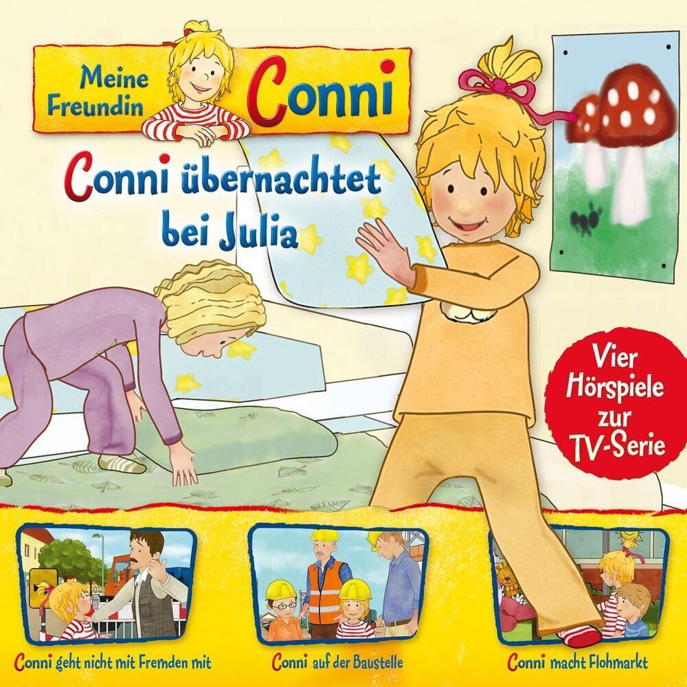 Meine Freundin Conni - Conni übernachtet bei Julia, 1 Audio-CD