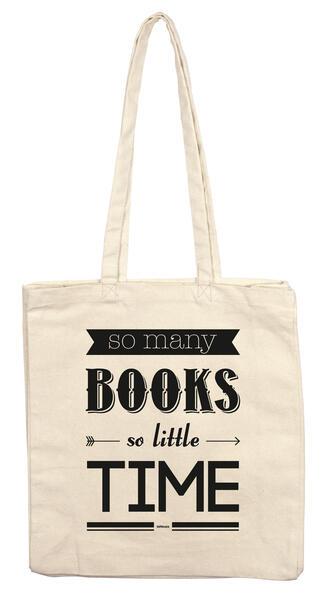 So many books, so Little time, Stofftasche