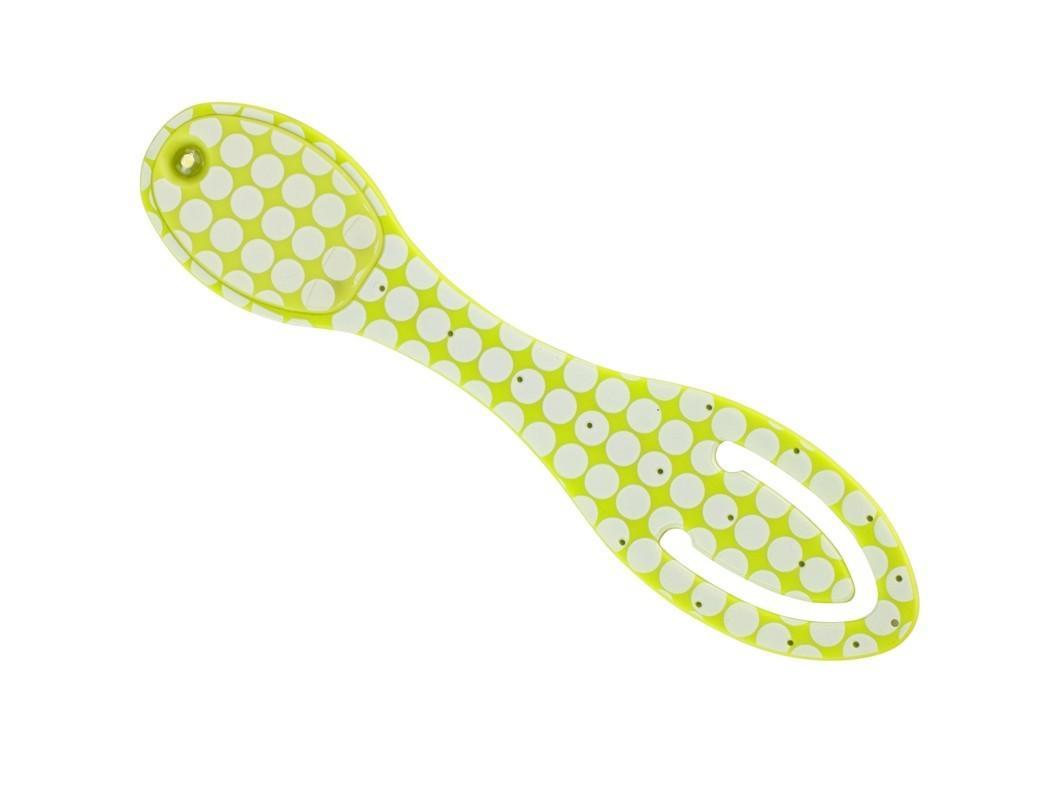 Flexilight LED Leselampe mit Clip - Green Dots