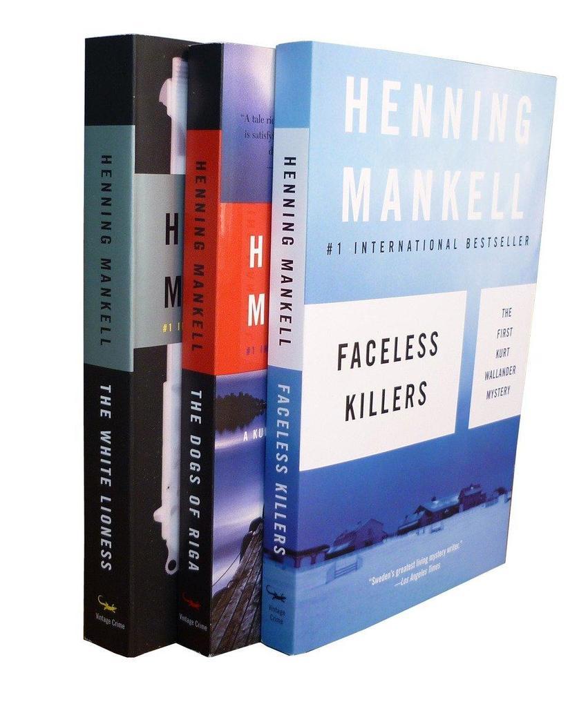 Henning Mankell Wallander Bundle: Faceless Killers, the Dogs of Riga, the White