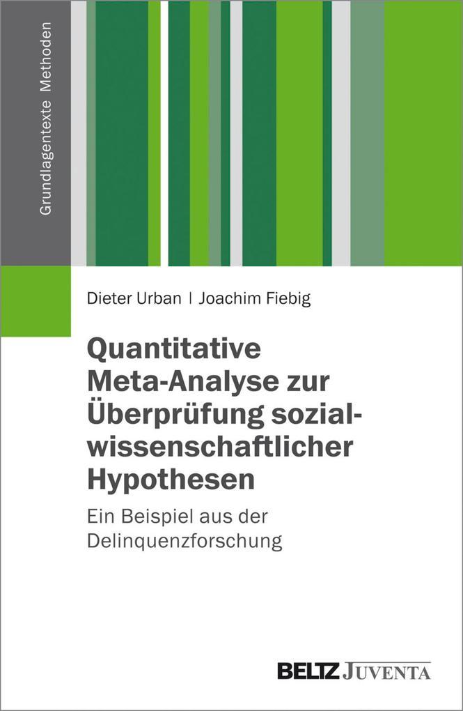 Quantitative Meta-Analyse zur Überprüfung sozialwissenschaftlicher Hypothesen