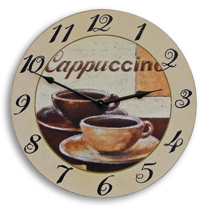 Wanduhr Cappuccino