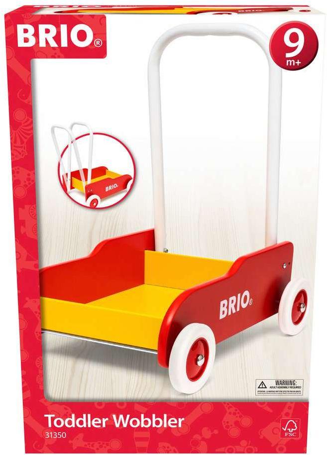 BRIO - Lauflernwagen, rot/gelb