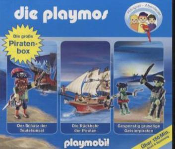 Die Playmos - Die große Piraten-Box, 3 Audio-CDs