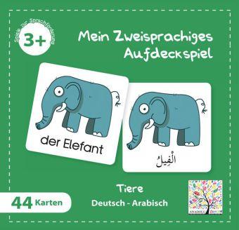 Mein Zweisprachiges Aufdeckspiel, Tiere, Arabisch (Kinderspiel)