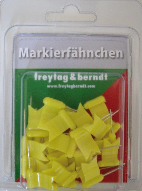 Markierfähnchen wehend, Gelb