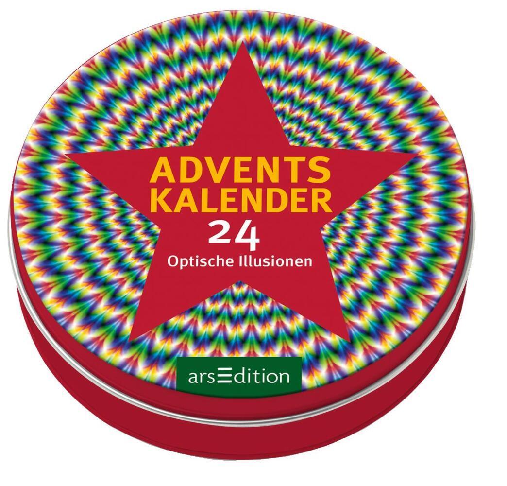 Adventskalender in der Dose. 24 Optische Illusionen