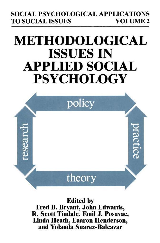 Methodological Issues in Applied Social Psychology