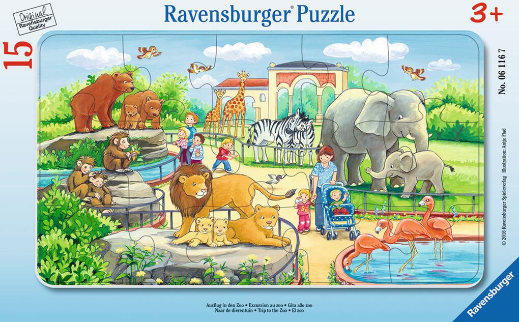 Ravensburger - Ausflug in den Zoo, 15 Teile