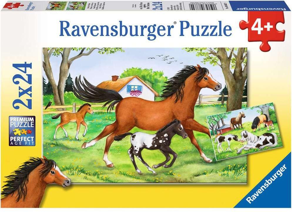 Ravensburger - Welt der Pferde, 2 x 24 Teile