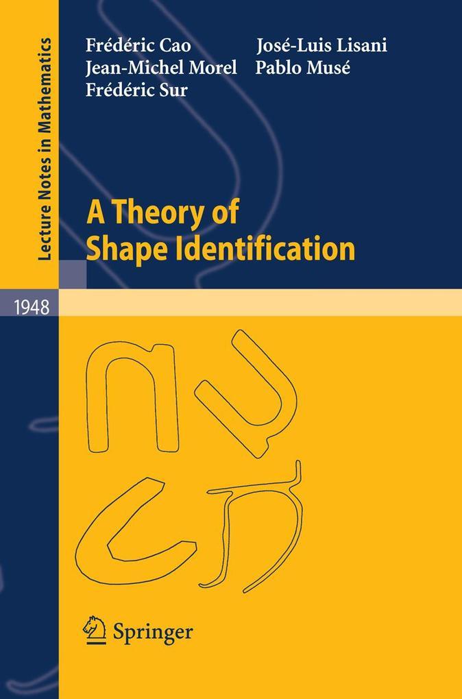 A Theory of Shape Identification