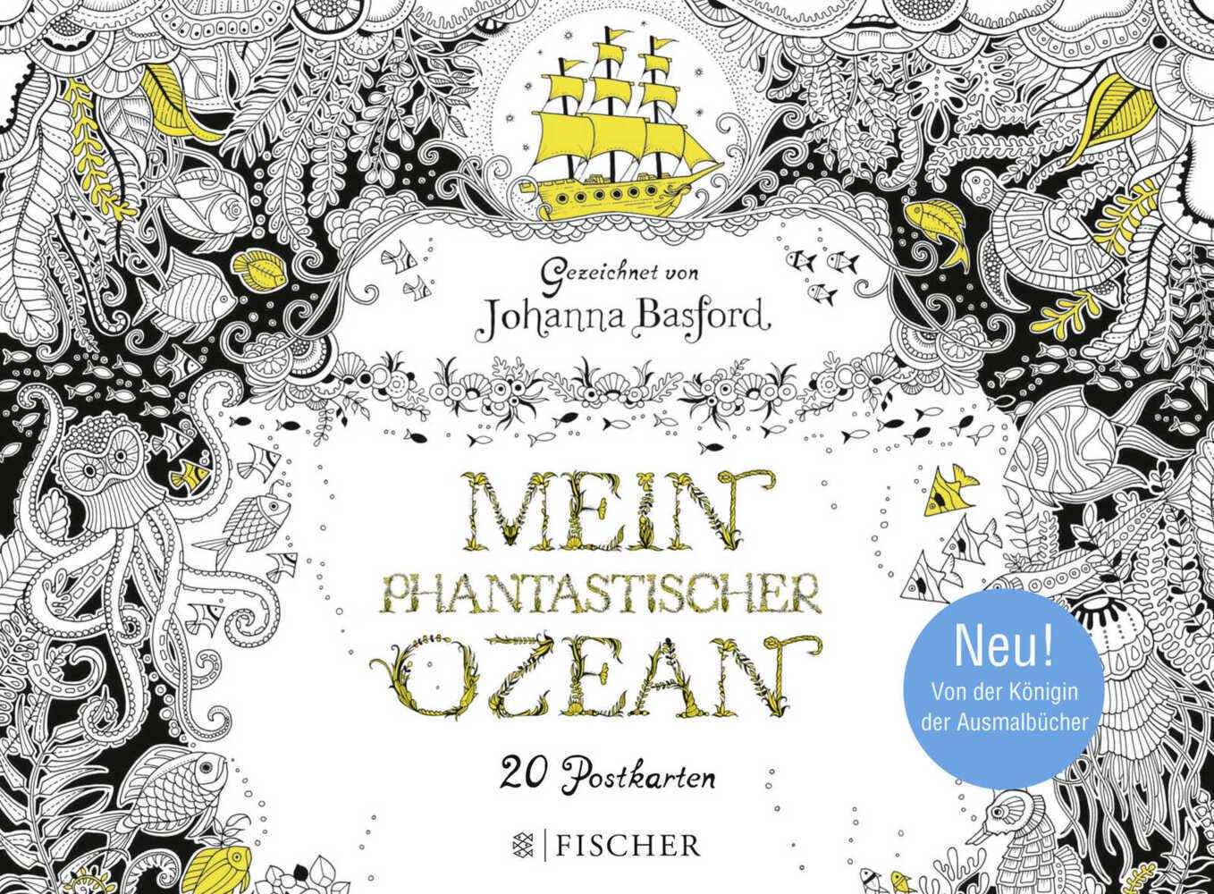 Mein Phantastischer Ozean - Postkartenbuch