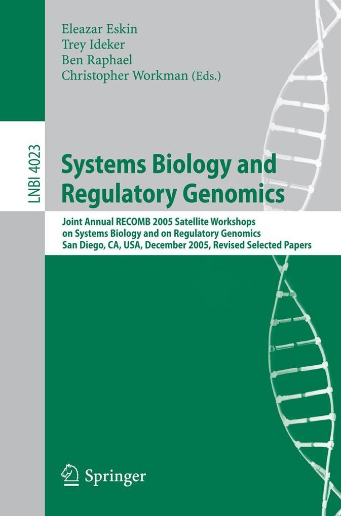 Systems Biology and Regulatory Genomics