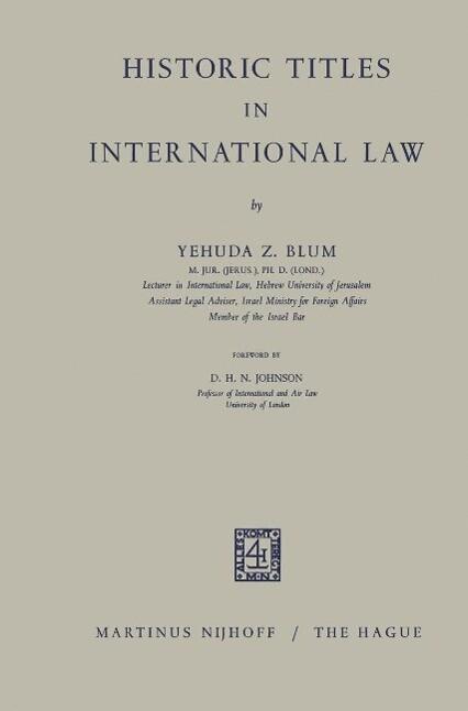 Historic Titles in International Law