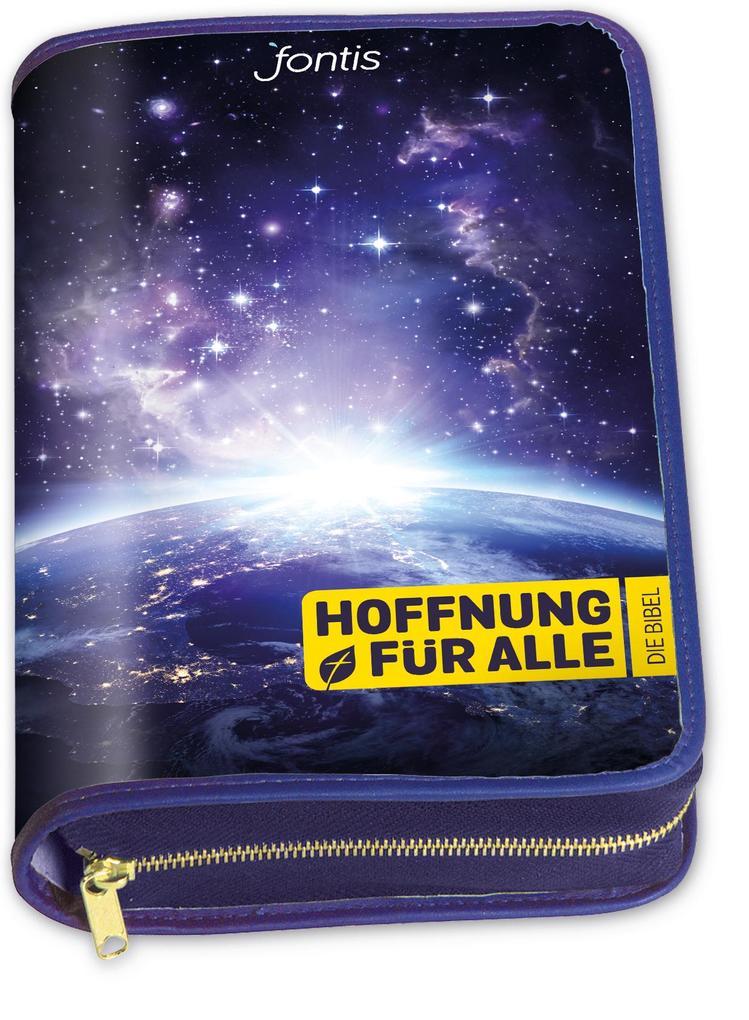 Hoffnung für alle. Die Bibel - Bibelhülle "Blue Planet"