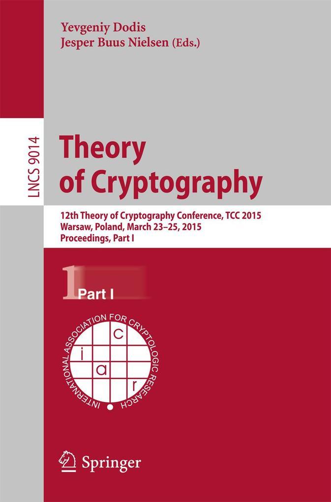 Theory of Cryptography