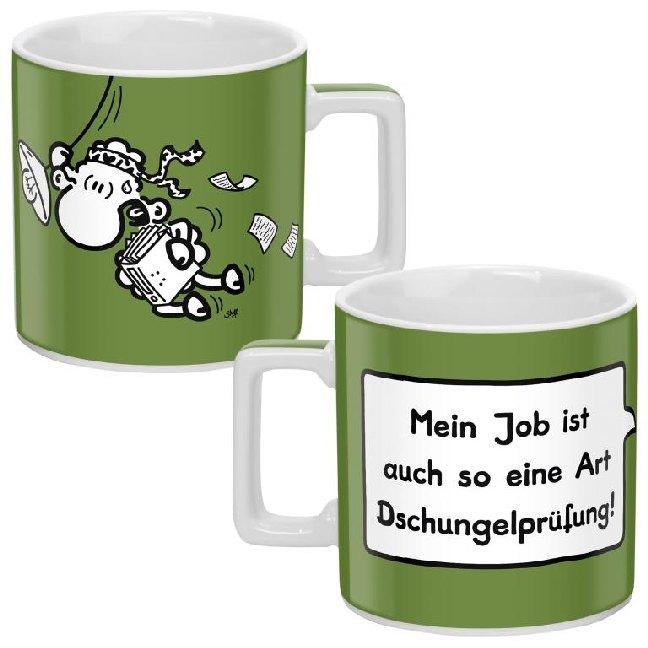 Tasse "Mein Job ist auch so eine Art Dschungelprüfung!"