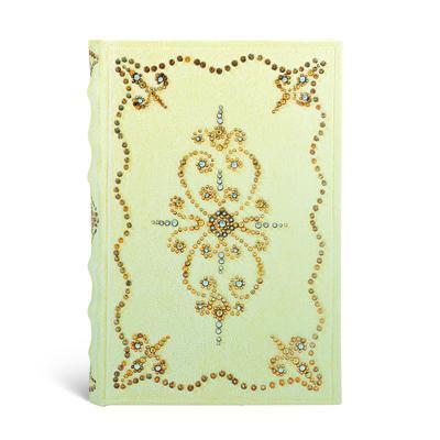 Paperblanks Buttercream Shimmering Delights Hardcover Mini Lined Elastic Band Closure 176 Pg 85 GSM