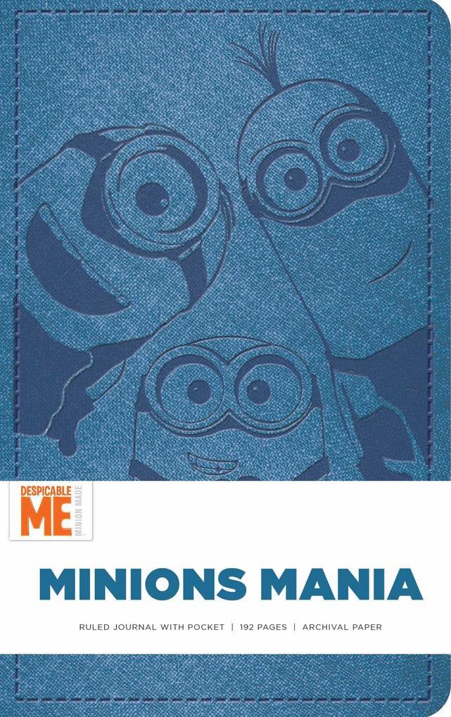 Minions Mania Hardcover Ruled Journal