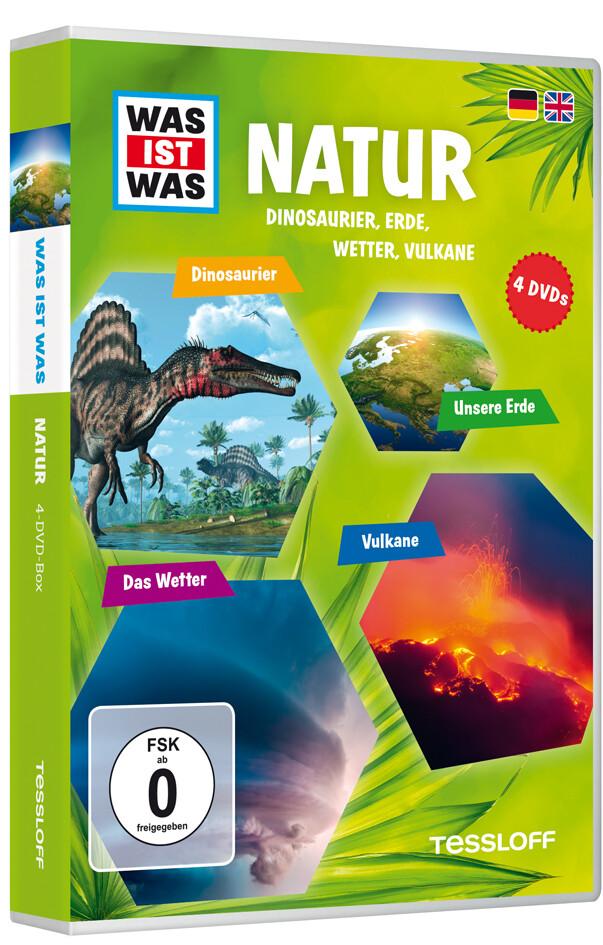 WAS IST WAS DVD-Box: Natur (Dinos, Erde, Wetter, Vulkane)