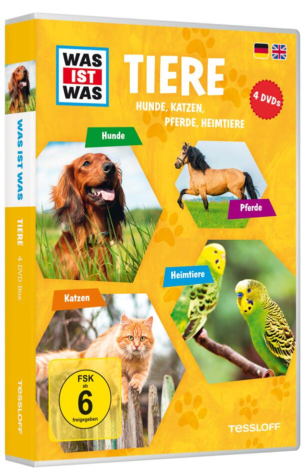 WAS IST WAS DVD-Box: Tiere (Hunde, Pferde, Katzen, Heimtiere)