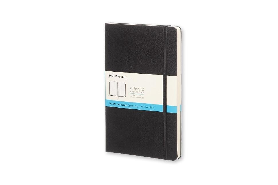 Moleskine Notizbuch, Large/A5, Punktraster, Hard Cover, Schwarz