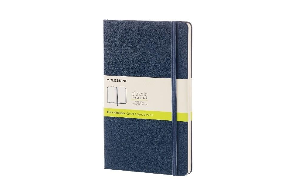 Moleskine Notizbuch, Large Size, Blanko, saphir