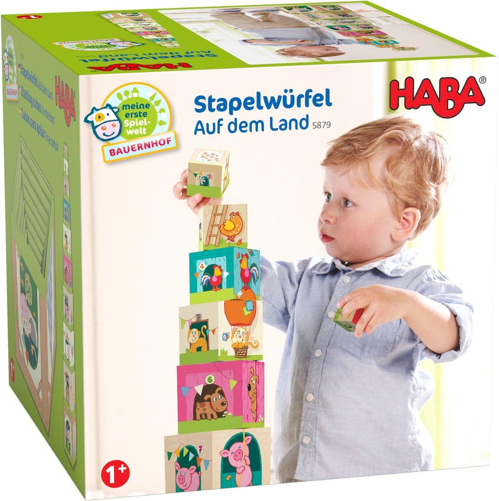 HABA - Stapelwürfel - Auf dem Land