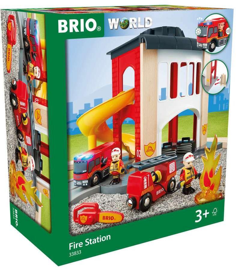 BRIO - Große Feuerwehr-Station mit Einsatzfahrzeug