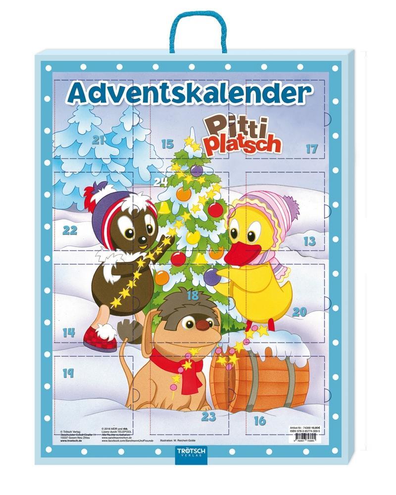 Trötsch Unser Sandmännchen Minibücher Adventskalender Pittiplatsch