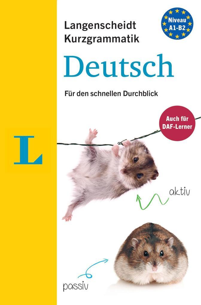 Langenscheidt Kurzgrammatik Deutsch - Buch mit Download