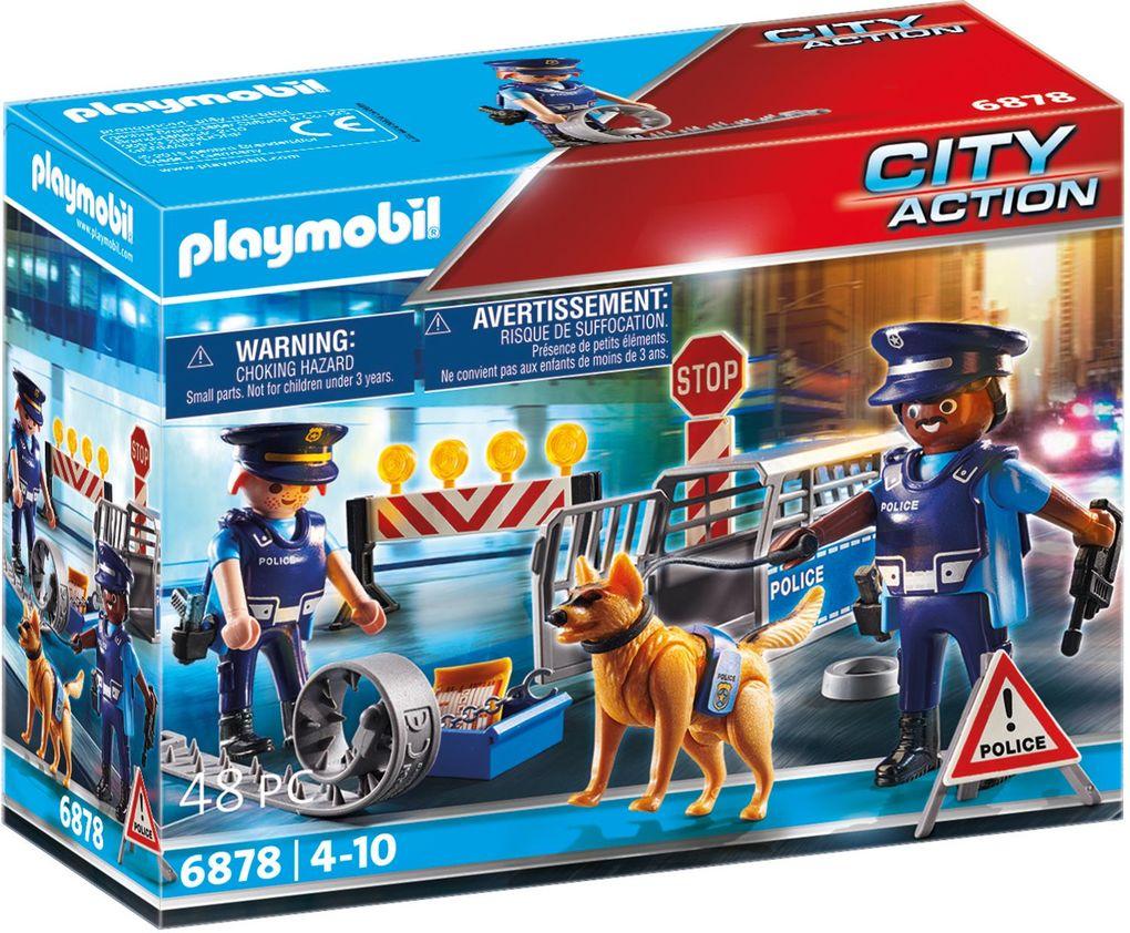 PLAYMOBIL 6878 - Action Heroes - Polizei-Straßensperre