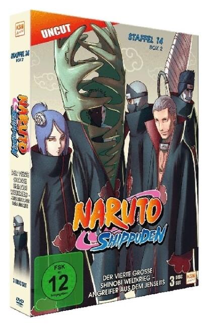 Naruto Shippuden. Staffel.14.2, 3 DVDs