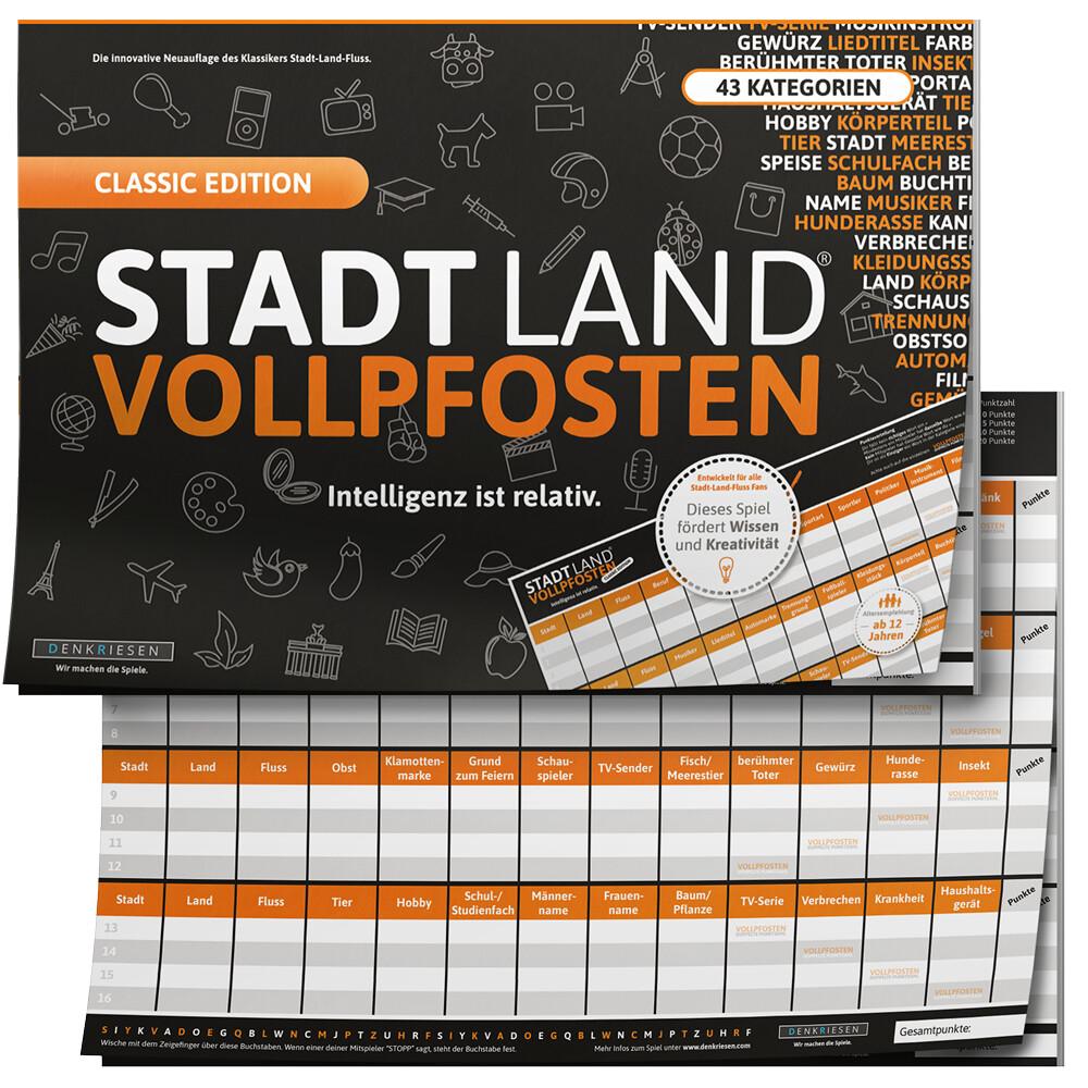 STADT LAND VOLLPFOSTEN® - CLASSIC EDITION - "Intelligenz ist relativ"