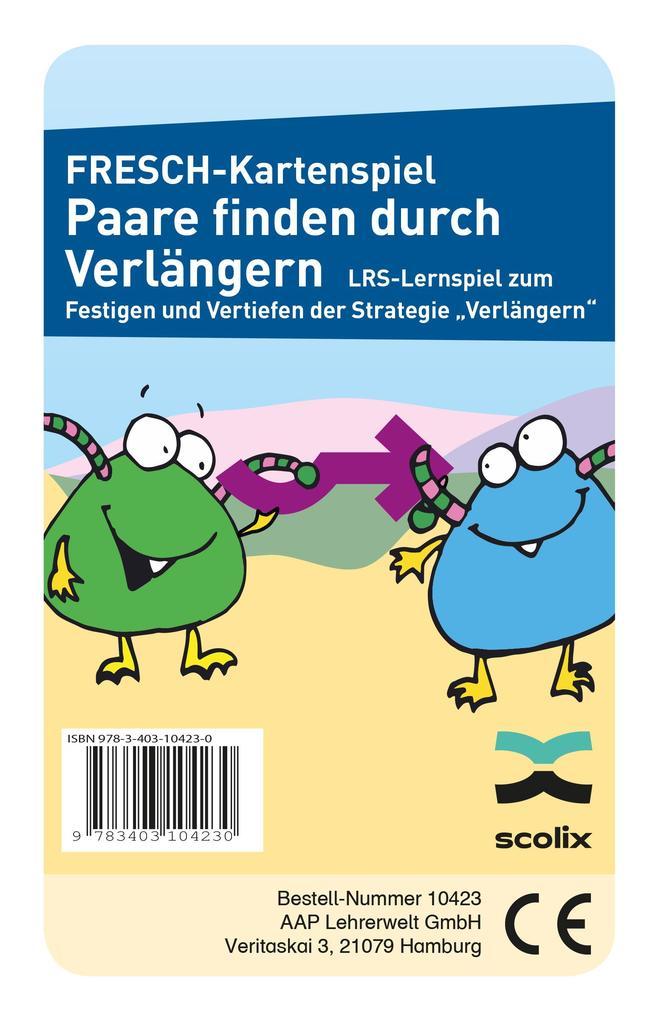 FRESCH-Kartenspiel: Paare finden durch Verlängern