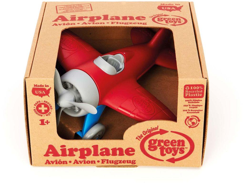 Green Toys - Sport-Flugzeug mit roten Tragflächen