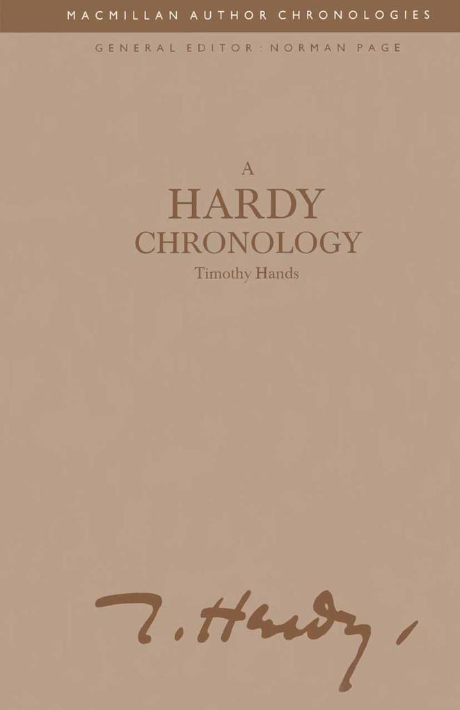 A Hardy Chronology