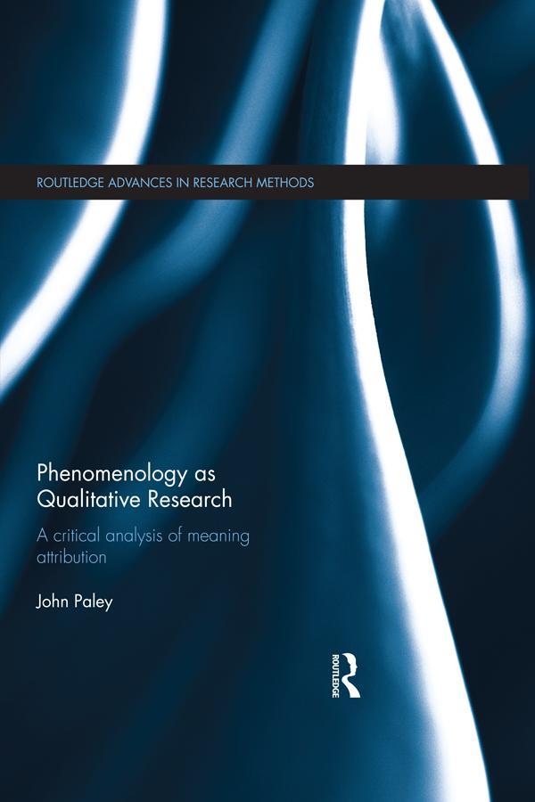 Phenomenology as Qualitative Research