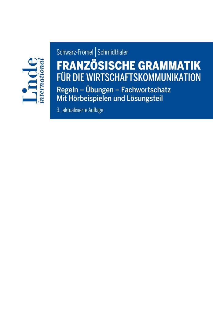 Französische Grammatik für die Wirtschaftskommunikation